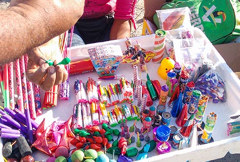 Informan puntos de venta de pólvora
