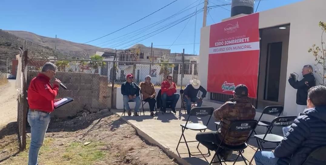 Entregan nuevas oficinas al Ejido Sombrerete
