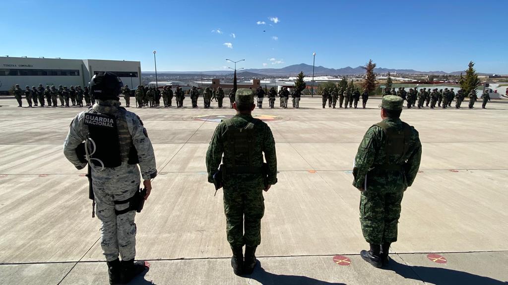 Llegan 222 elementos de militares al municipio