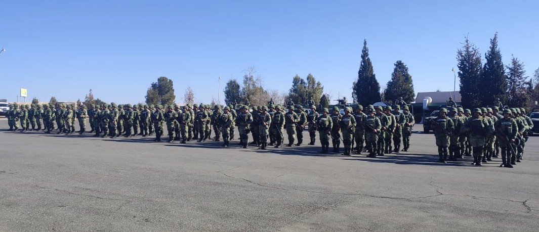 Arriban 210 soldados para reforzar seguridad en Zacatecas