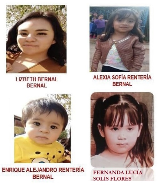 Buscan a tres menores y a mujer desaparecidos