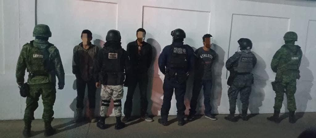 Desarticulan célula en Genaro Codina; hay cuatro detenidos