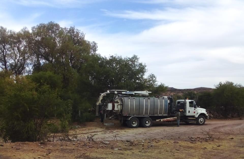 Realizan trabajos de desazolve en comunidades de Jerez