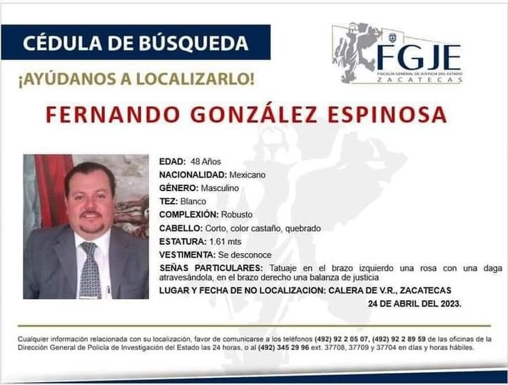 La desaparición del abogado está vinculada con su profesión: Conamex