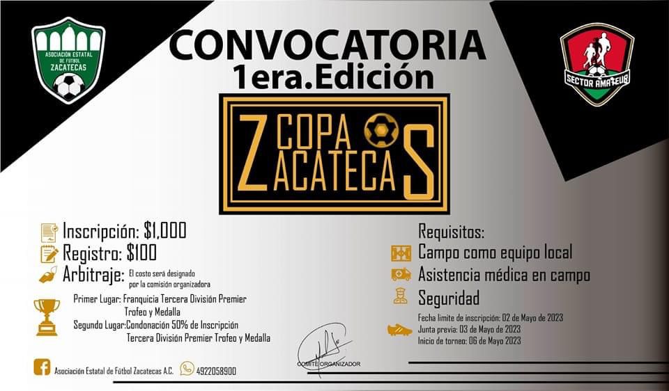 Invitan a la Copa Zacatecas