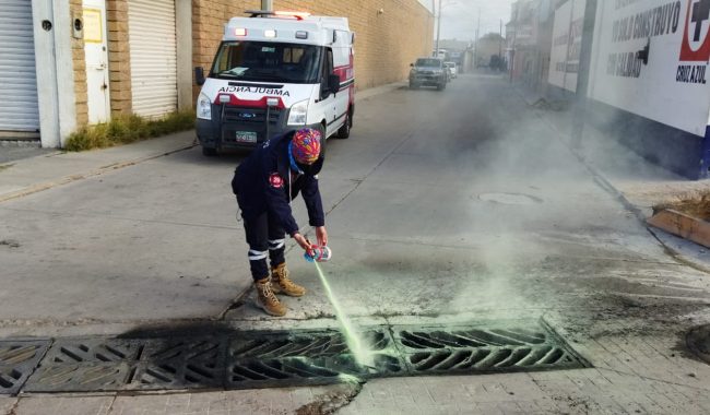 Atienden reporte de incendio en Jerez