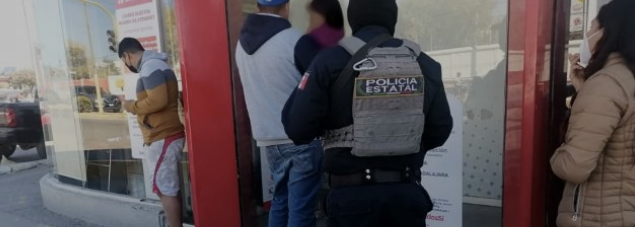 Alerta SSP de desplazadores en los cajeros