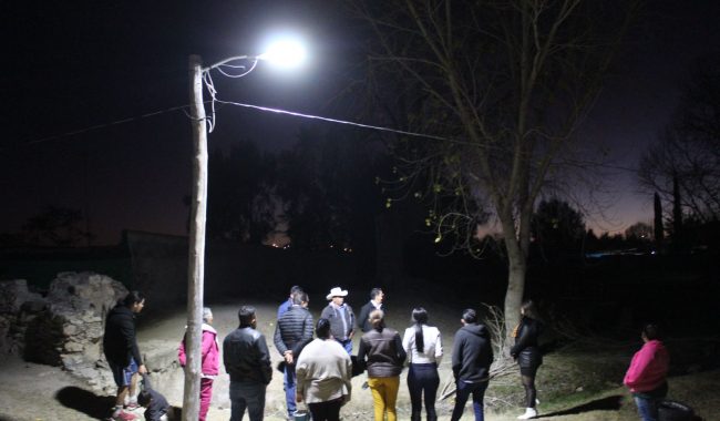 Inauguran obra de alumbrado público en Río Grande
