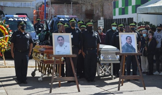 Rinden homenaje póstumo a Policías de Seguridad Vial