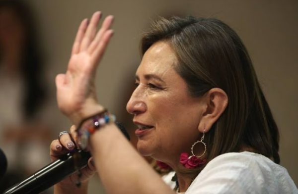 Encabeza Xóchitl mitin en Irapuato, Guanajuato
