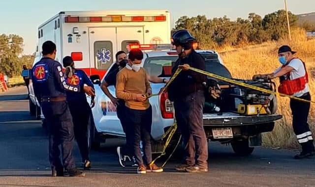Muere persona en accidente automovilístico