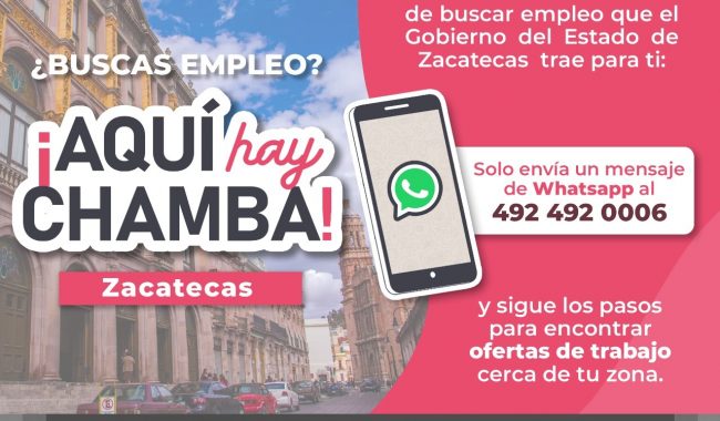 Ponen en marcha la plataforma “Aquí Hay Chamba”