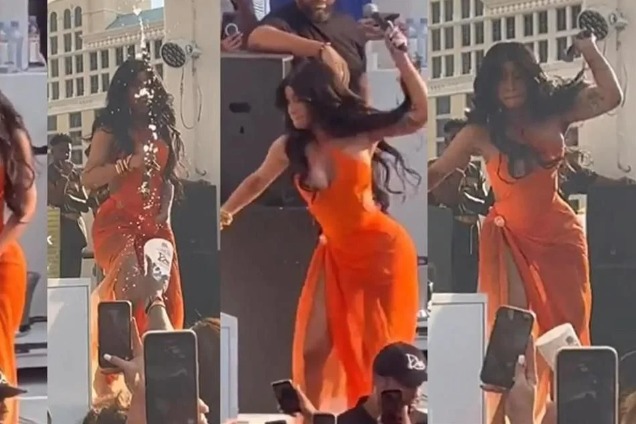 Micrófono que Cardi B le aventó a fan será subastado