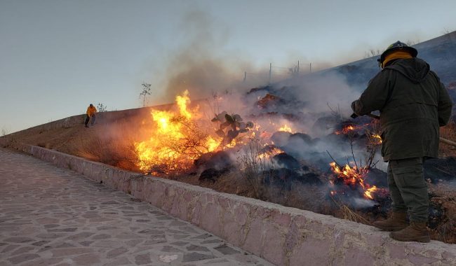 Se registran dos incendios en Zacatecas