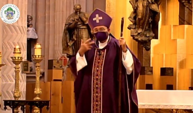Efectúan homilía por tercer domingo de Cuaresma