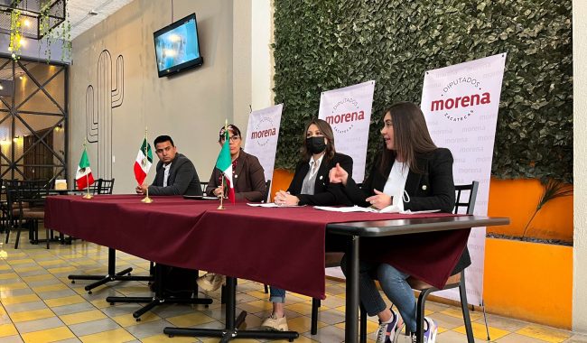 Invitan diputados de MORENA a jerezanos a Revocación de Mandato
