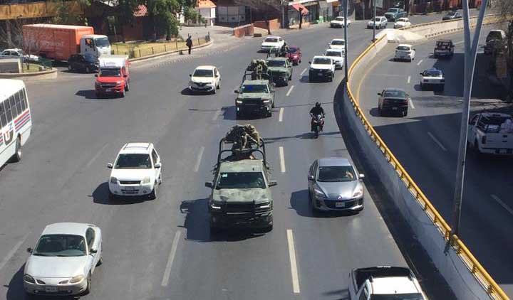 Arriban tropas a Zacatecas