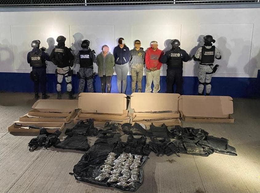 Desarticulan Fuerzas de Seguridad a célula delincuencial en Zacatecas