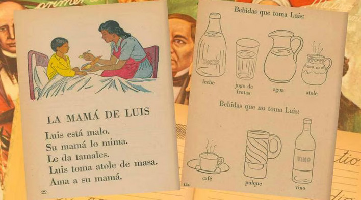 No beber pulque y sí atole: Los consejos para comer sano de los primeros libros de texto