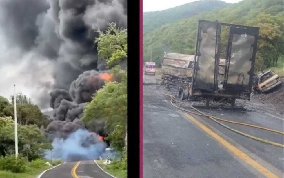 Mueren 8 por explosión de pipa en Guerrero