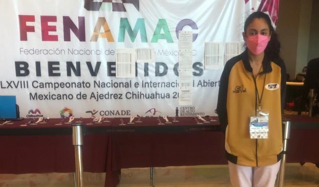 Zacatecana es subcampeona nacional de Ajedrez