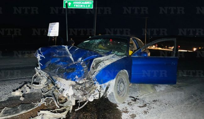 Se accidentan en Fresnillo