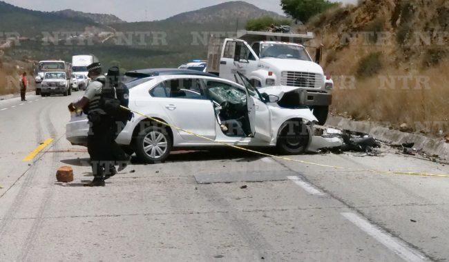Accidente en carretera federal 45 deja a una mujer sin vida