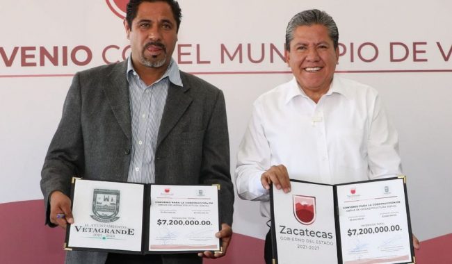 DMA firma convenio con Vetagrande