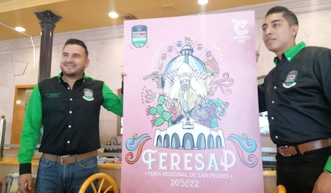 Presentan cartel de la Feria Regional de San Pedro 2022