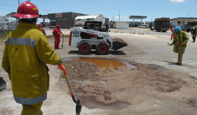 Fuga en gasolinera de Fresnillo genera movilización