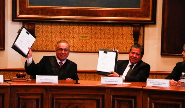 Suscriben Iniciativa de Ley Orgánica del Poder Judicial