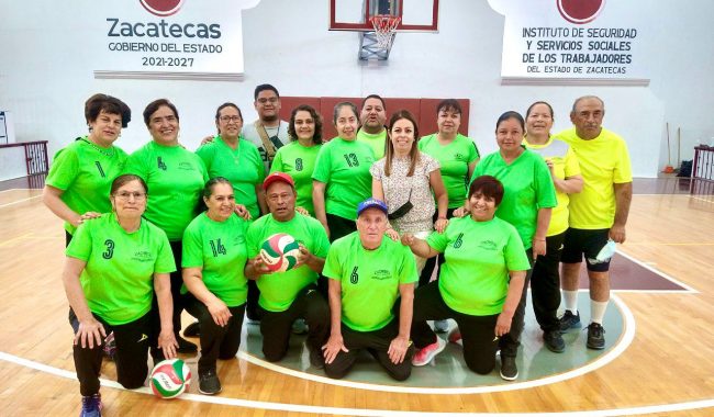 Impulsan Casas del Jubilado del Issstezac encuentro deportivo