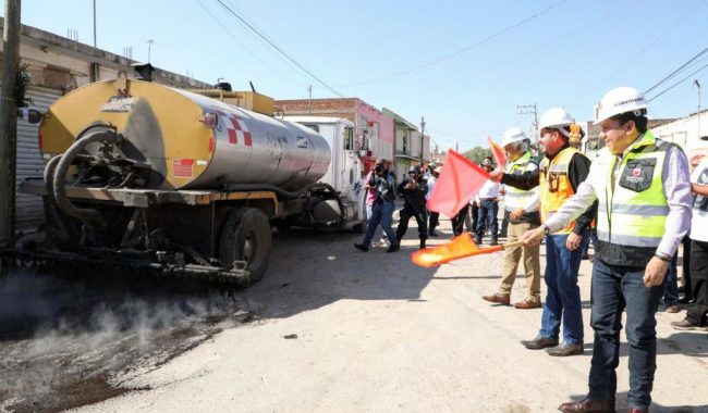 Inicia pavimentación de 67 calles en Ojocaliente