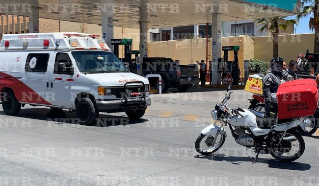 Motociclista resulta lesionado tras accidente