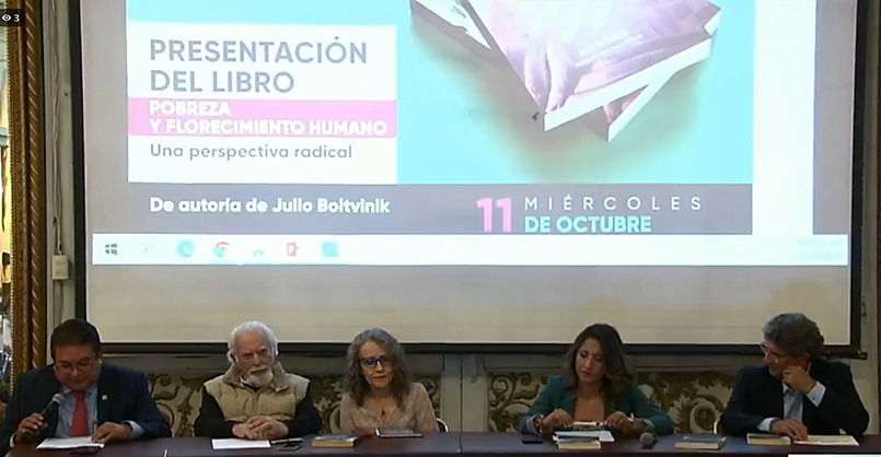 Presentan libro ‘Pobreza y florecimiento humano. Una perspectiva radical’