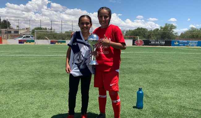 Daymara, una niña con mucho gol