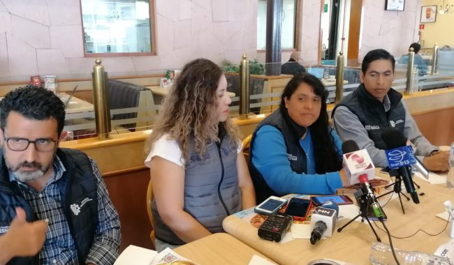 Manifestantes del ITSF se reúnen con autoridades