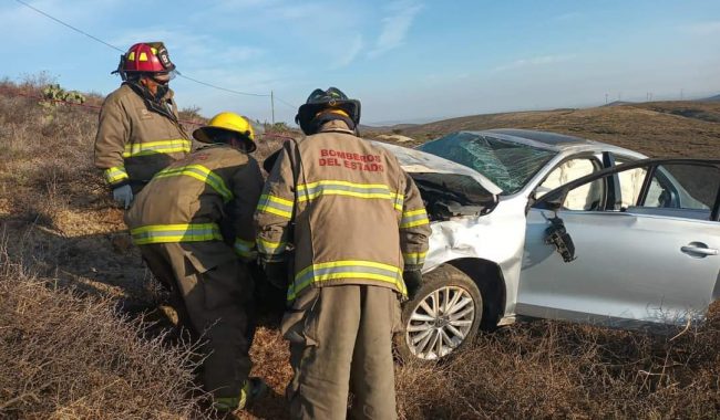 Muere hombre tras volcadura en Vetagrande