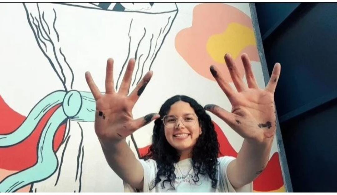 “A veces las pequeñas ideas te puede llevar a algo grande, por ejemplo, un mural”