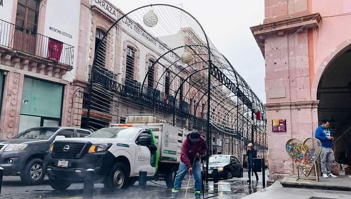 Realizan jornada de limpieza en Centro Histórico
