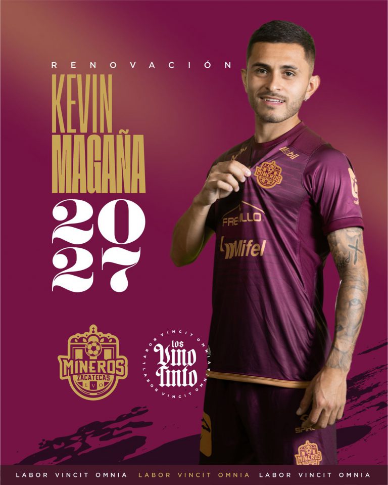 Firma Kevin Magaña renovación con Mineros