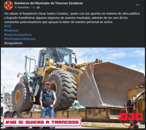 Se deslinda Municipio por post de Protección Civil Trancoso
