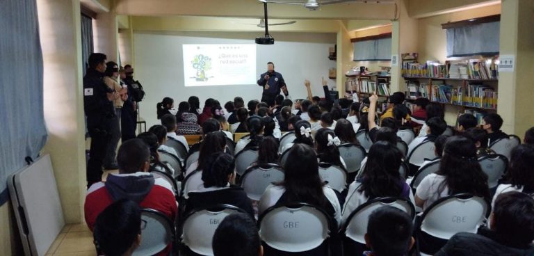 Imparte SSP capacitación de seguridad a estudiantes de Fresnillo