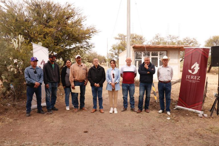 Concluye obra de electrificación en Jomulquillo, Jerez