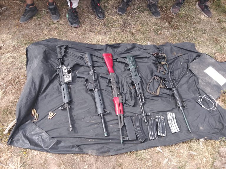Detienen a cinco personas con fusiles de asalto en Ojocaliente