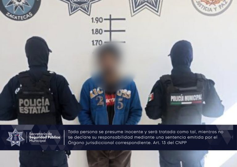 Detienen a hombre por allanamiento de morada