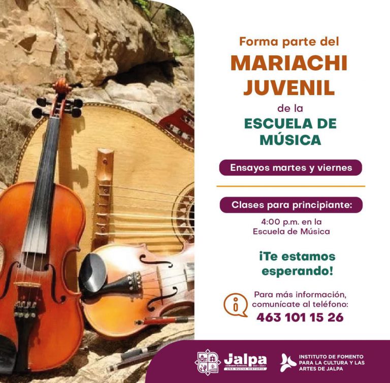 Convocan a formar mariachi de Jalpa