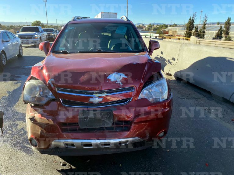 Se registra carambola en bulevar Bicentenario