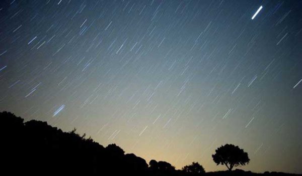 Se registra máxima actividad de lluvia de estrellas
