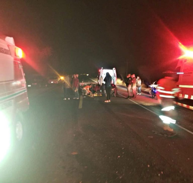 Muere hombre tras accidente en motocicleta